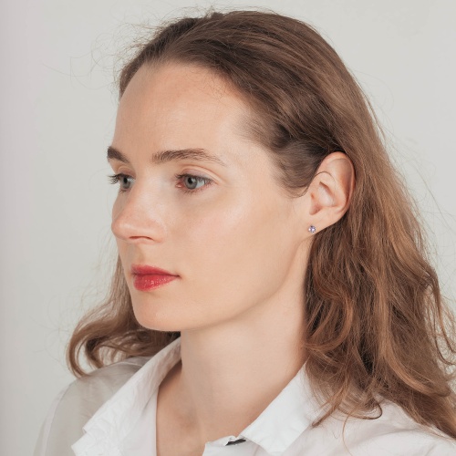 Пусеты Fiore Luna Pale Pink, SWE2127/1 PP G фото 2